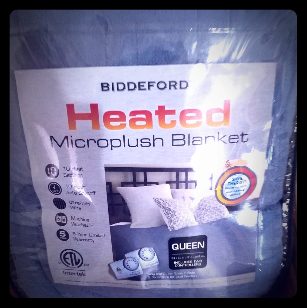 Heated    Microplush blanket
